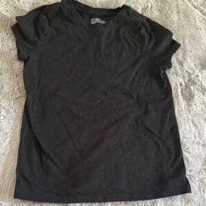 Cat & Jack Black Short Sleeve Tee